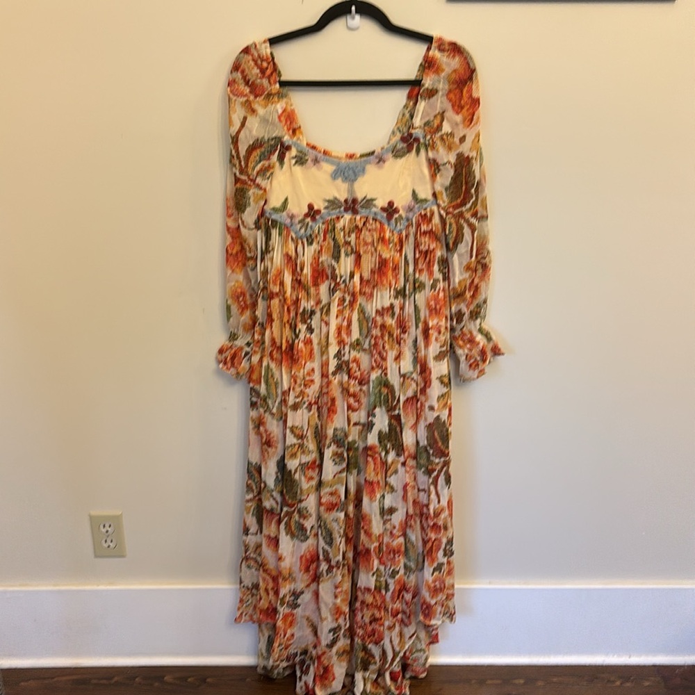 NWT Free People Timeless Tapestry Dress - Picture 5 of 10
